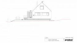 Rodinný dům v Kyjích, Prodesi/Domesi - POHLED JIŽNÍ