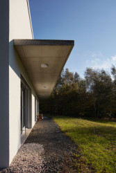 Zastínění přízemí (Novostavba rodinného domu, Tisá; 2xpa)