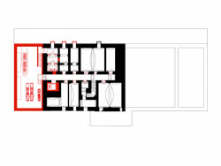 Revitalizace nádraží Bubny na Památník ticha, půdorys 1PP, ARN Studio