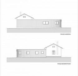 Pohled - Dostavba drážního domku, sociální bydlení Sananim