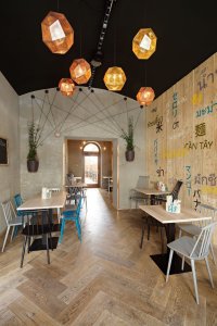 Kryštof Blažek, Interiér restaurace Modrý Zub - foto
