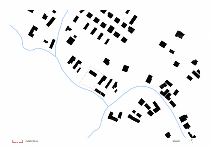 Chata Z, COMPASS architekti / Matej Grébert, Miroslava Gašparová, Roman Čambál, Peter Dostál, Juraj Benetin, situace