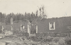 Osada Ploština po vypálení