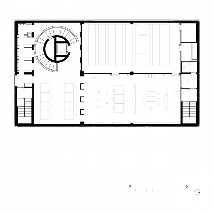baukuh, House of Memory, půdorys 4. NP – foto