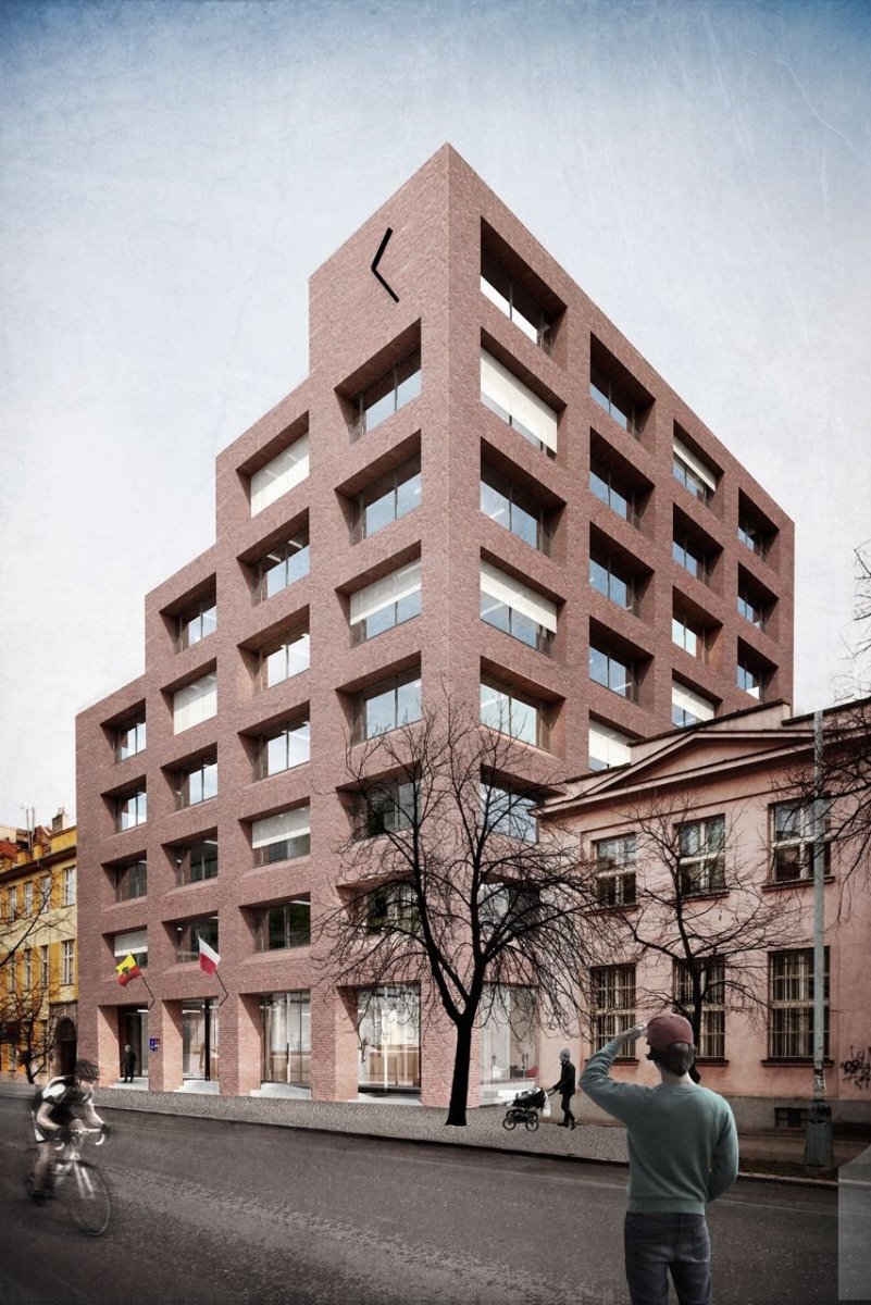 bod architekti, Nová radnice pro Prahu 7 // 1. místo – foto