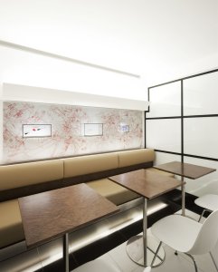 Café Braun, AI - DESIGN (Eva Jiřičná, Petr Vágner), dokončeno 2011.