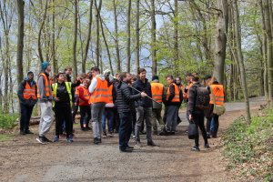 Foto z terénu - odborná praxe studentů SPŠ zeměměřické a geografického gymnázia v Praze