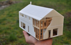 Architektonický model vytvořený pomocí 3D tisku - foto
