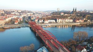 2. místo v soutěži na Vyšehradský most - návrh Institutu plánování a rozvoje hl. m. Prahy