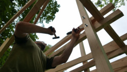 Supergola, foto z výstavby, [1:1] WORKSHOP