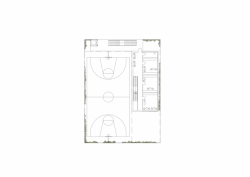 SLLA, Komunitní centrum Máj, půdorys 5. NP – foto