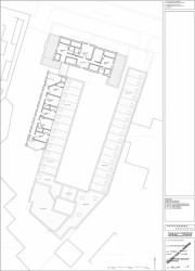 Peter Barber Architects, příbytky na Holmes Road, půdorys 2.NP, výkres