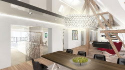 ASGK Design, Podkrovní apartmá Josefov, vizualizace - foto