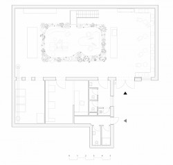 Coffee hub GROUNDS, KOGAA / Alexandra Georgescu, Tomas Kozelsky, Viktor Odstrčilík, Kateřina Baťková, Josef Řehák, Kateřina Čenovská, půdorys