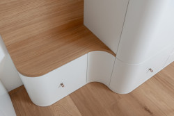 Interiér mezonetového bytu, studio AEIOU