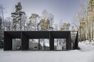 Nedaleko švédského Göteborgu stojí Villa Jägersro. V ní si mladá rodinu užívá výhledů na jezero a okolní přírodu.