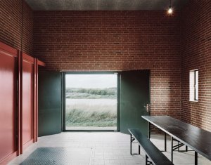 Johansen Skovsted Arkitekter, přečerpávací stanice na řece Skjern, foto