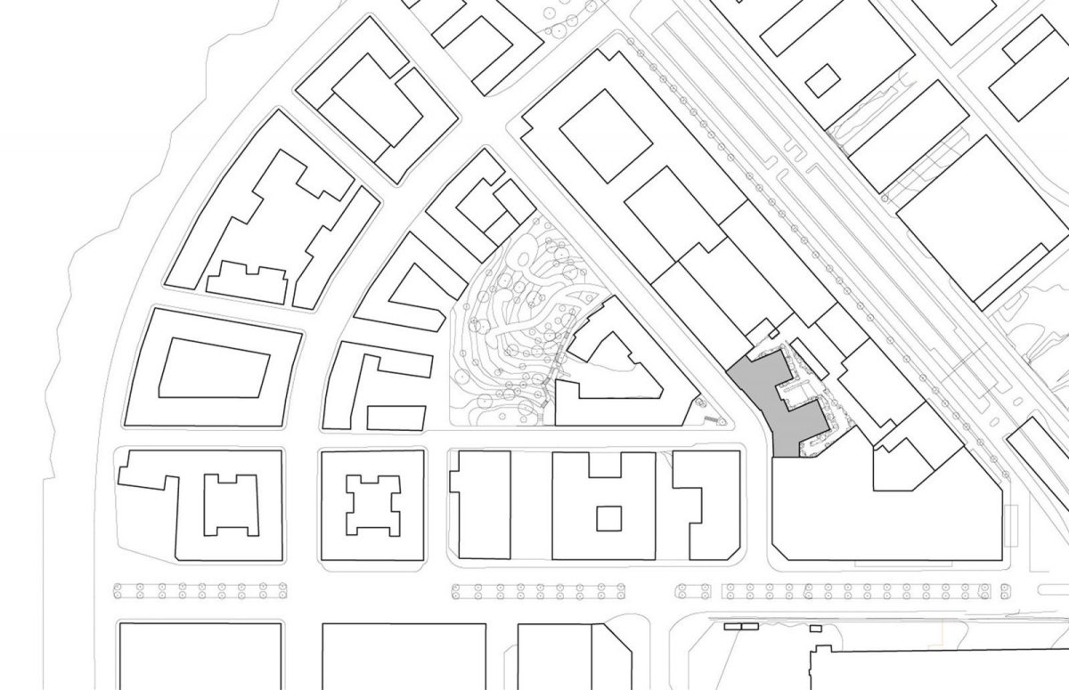 Etaget, situace, Kjellander Sjöberg
