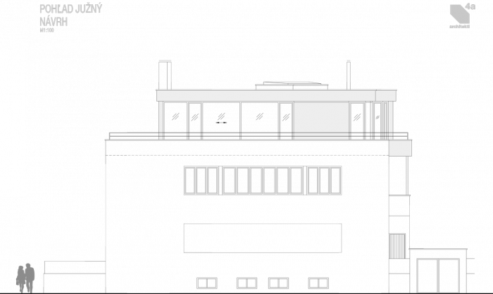 4a architekti, Vila Engel, pohled jižní – foto