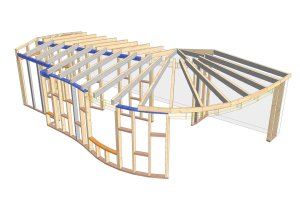 Konstrukce (Sodomka Sodomková Architekti, dům Hruška)