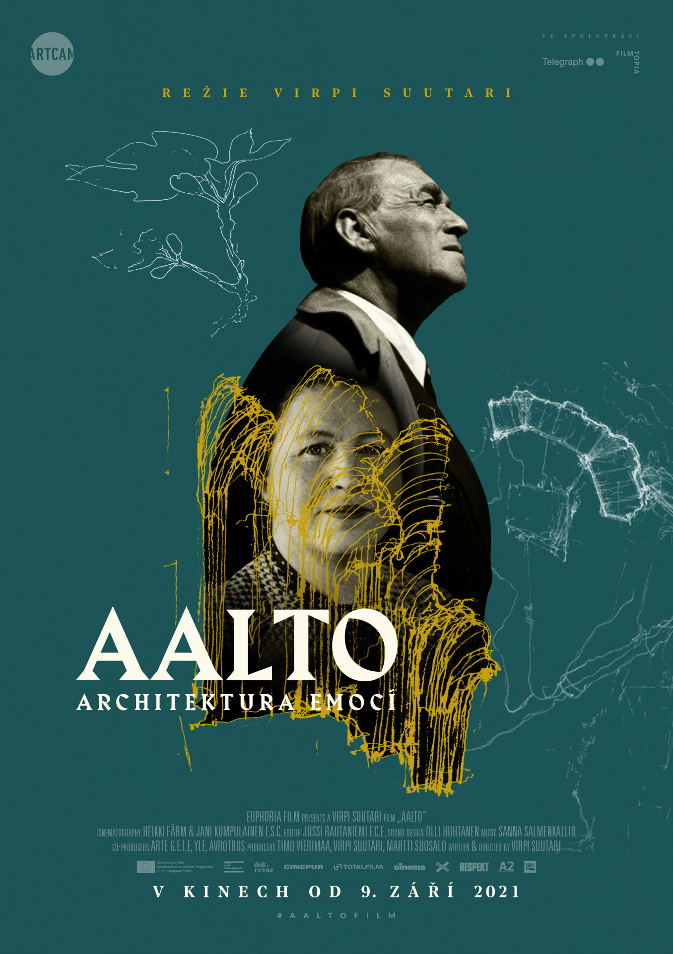 Plakát k filmu Aalto: Architektura emocí, Zdroj: ARTCAM FILMS