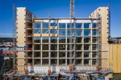 Nejvyšší budova ze dřeva Sara Kulturhus