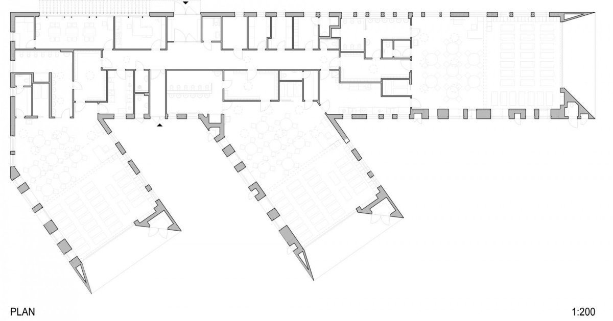 Mateřská škola v Dolních Břežanech, S.H.S architekti - půdorys