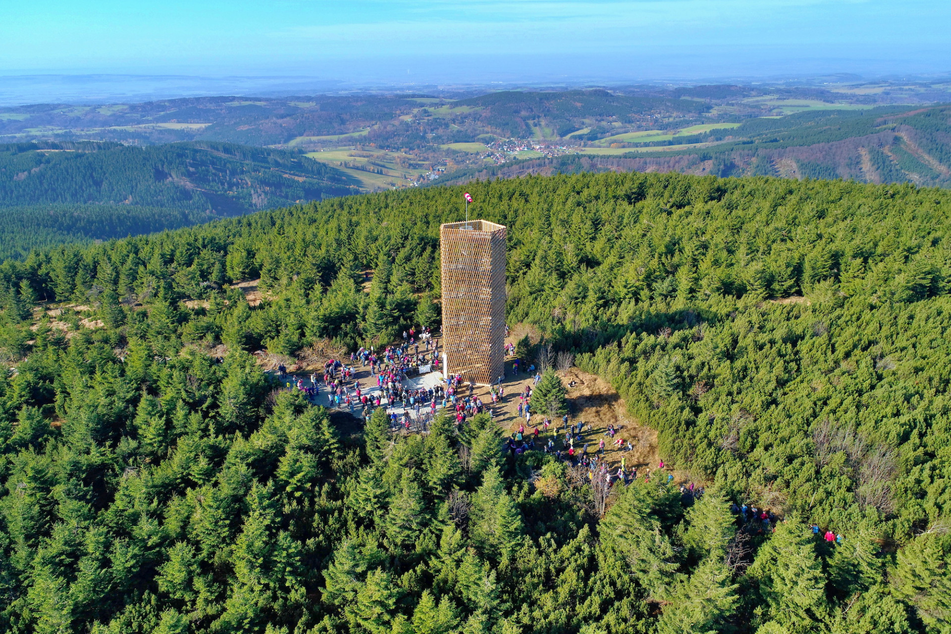 Velká Deštná dostala akcent. Rozhledna od studia architekti.in. Foto: Studio HCJ Hradec Králové