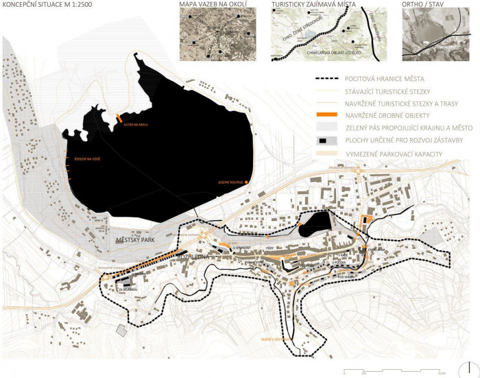 Jiří Gulbis, Kulturní okrsek města Úštěk, situace - foto