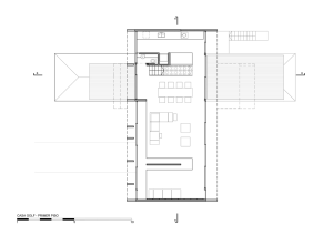 Luciano Kruk arquitectos, Golf House / Casa Golf, půdorys 2. NP – foto