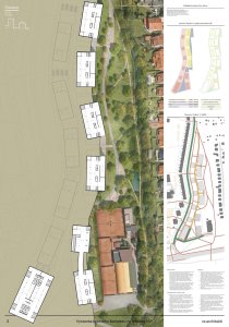 Bytový komplex Andromeda v Košících, situace, re:architekti