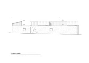 Dům za zdí, severní pohled, Mjölk architekti
