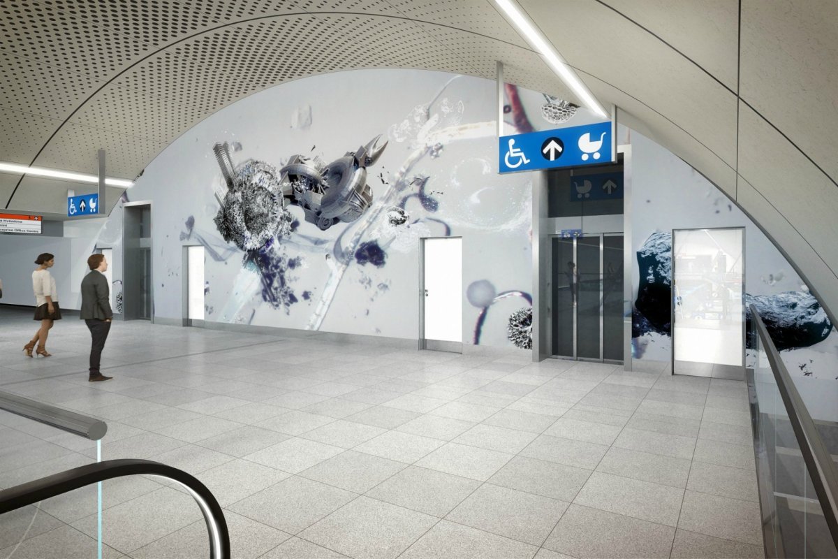 Metro D, vizualizace.