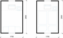 Létající černý dům, H3T architekti, půdorys