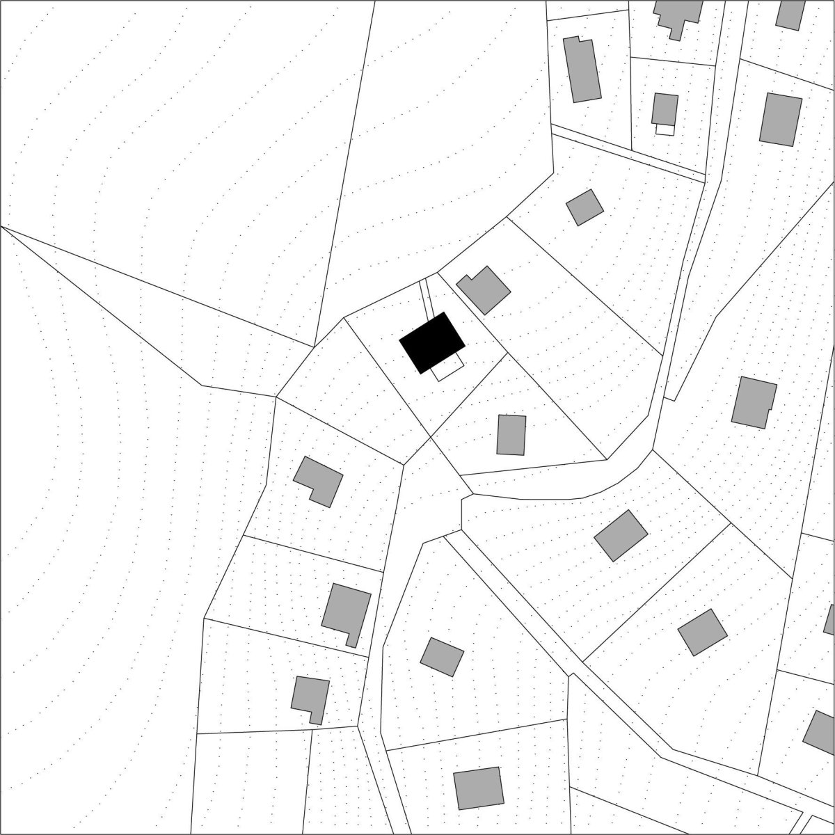 Rodinný dům u Slapské přehrady, Stempel & Tesar architekti - situace