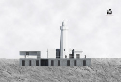 Eliška Kovaříková, Přestavba majáku na hotel v Syrakusách, Itálie, pohled jihovýchodní – foto