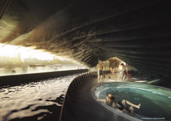 Plovoucí lázně na Rašínově nábřeží, Petr Janda/Brainwork