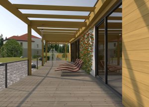 ARCHCON atelier - Hotelové apartmány podle Feng-shui - vizualizace