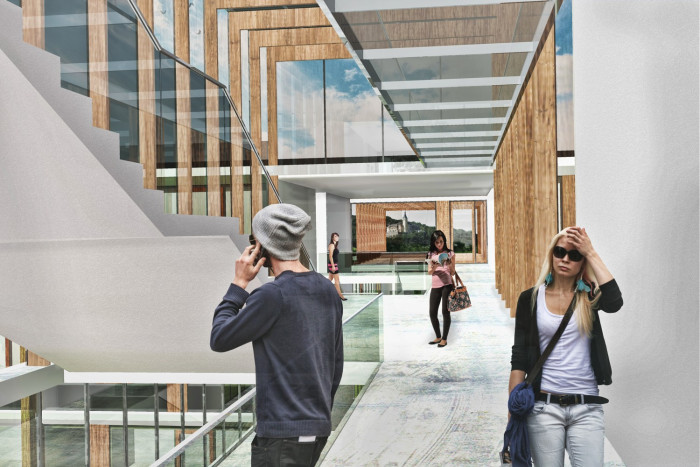 Centrum přírodovědných a technických oborů UJEP, vizualiace, MS plan s.r.o.