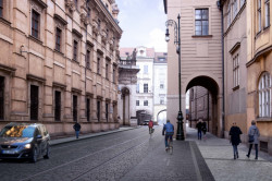 V části úseku budou muset cyklisté jezdit v pruhu s auty i tramvajemi.