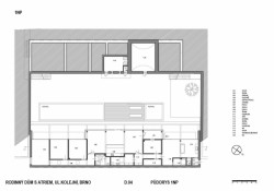 Vila s ateliérem, půdorys vily, Ateliér Menšík Skrušný