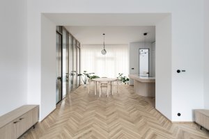 Interiér bytu HLB, Kuklica Smerek architekti / Peter Kuklica, Martin Smerek, Juraj Hubinský