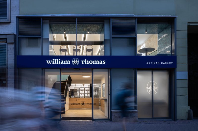 Interiér řemeslné pekárny William Thomas Artisan Bakery v Brně, Atel!er / Kateřina Horych