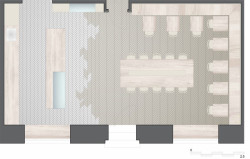 Lasagneria, půdorys, Mar.s architects