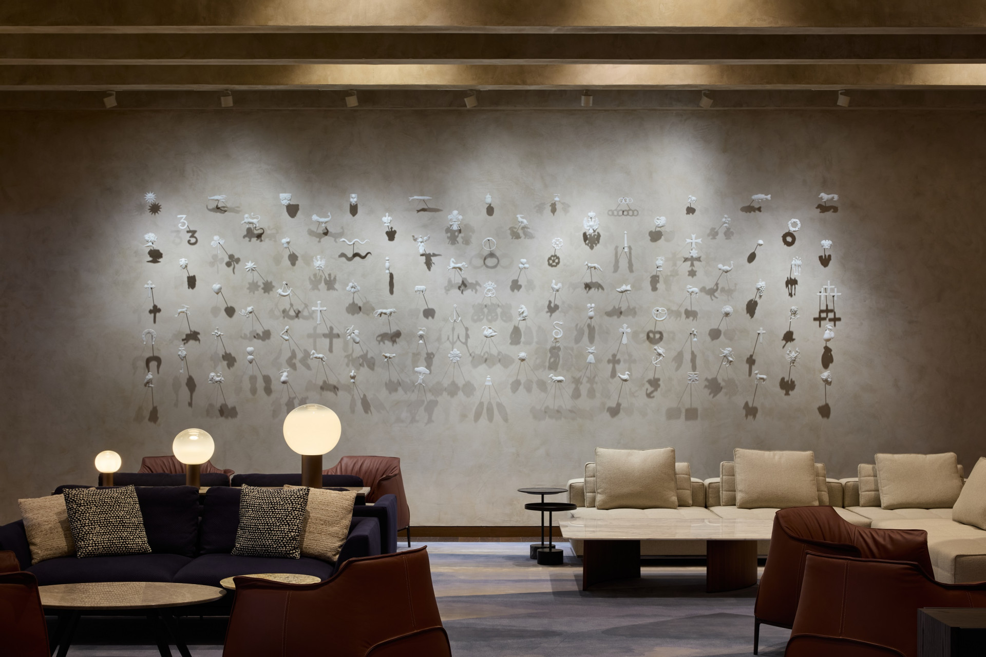 Dílo Martina Janeckého v lobby hotelu