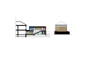 Přístavba školní družiny ZŠ Újezd v Plzni, pohled, Projectstudio8