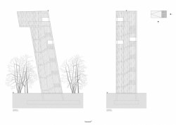 Saya Park, pohledy na rozhlednu, Alváro Siza, Carlos Castanheira