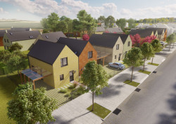 Bydlení Újezd nad Lesy, studie ulice