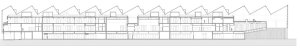Nantes Saint - Nazaire higher school of fine arts, řez, Franklin Azzi Architecture