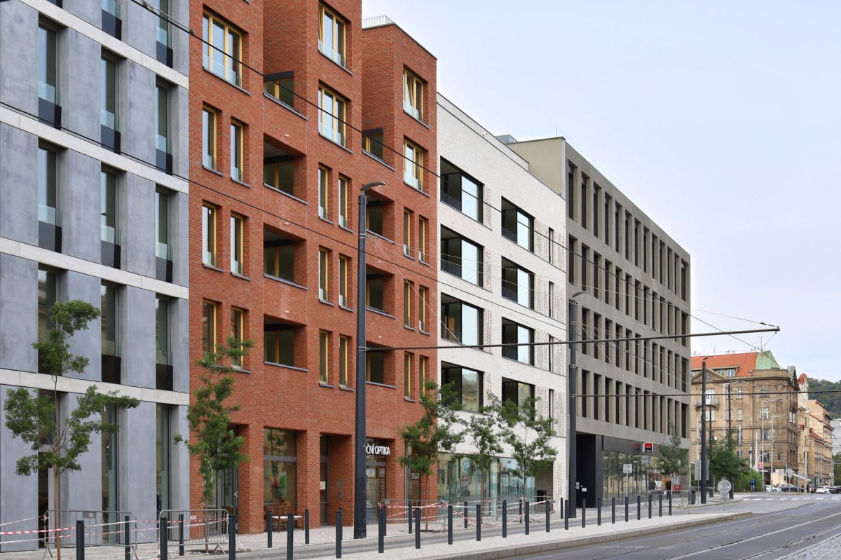 D3A architekti navrhli bytový dům v novém komplexu Smíchov City.